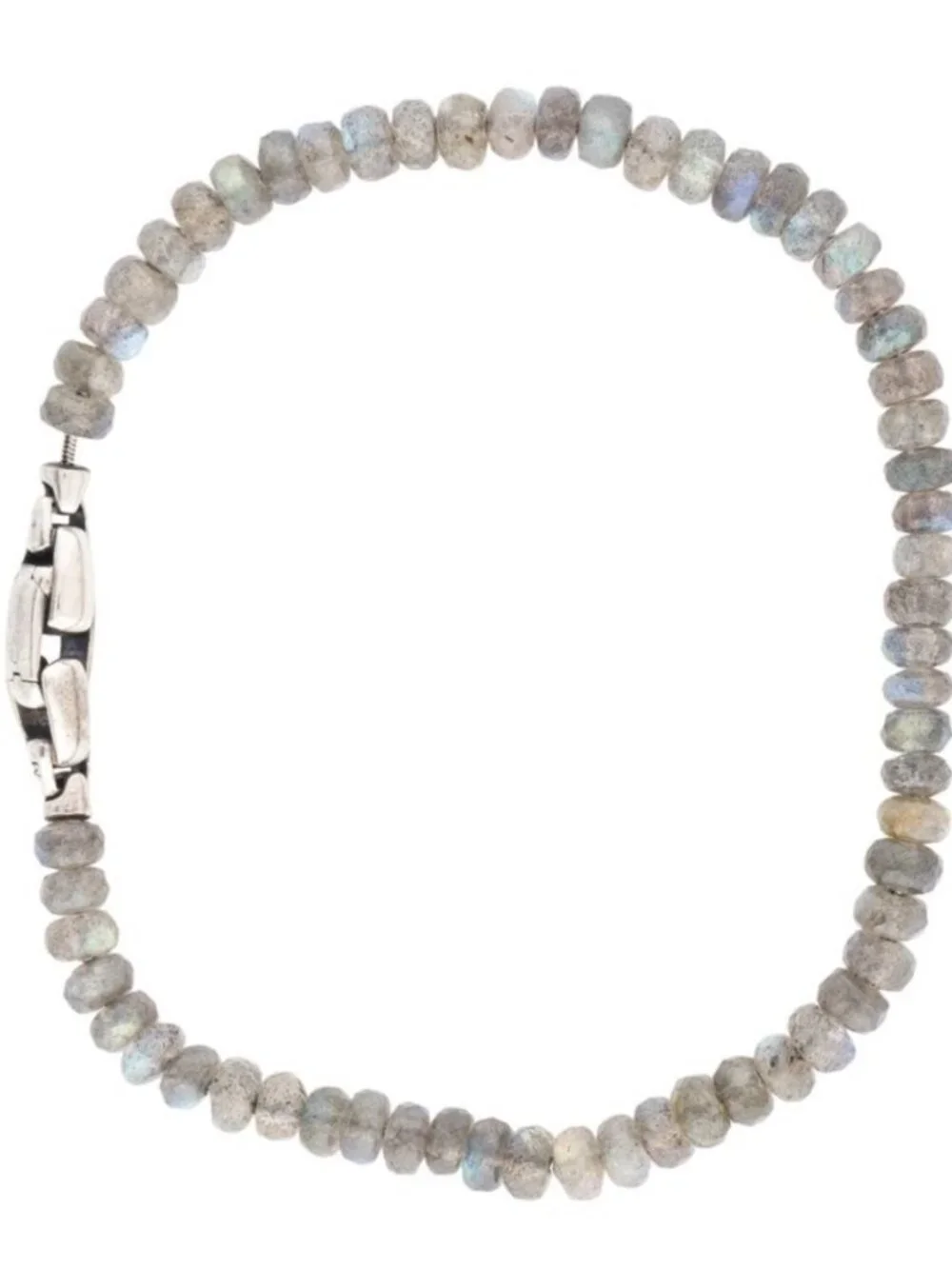 DAVID YURMAN STERLING SILVER 925 LABRADORITE SPIRITUAL BEADS BRACELET